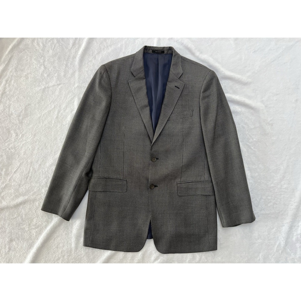 NORDSTROM LORO PIANA Silk/Wool 40L Men's Blazer Sport Coat Two Button Jacket
